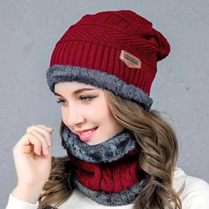 Gorro con Cuellera para Invierno 2 pares