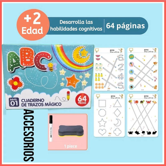 CUADERNO DE TRAZADO MÁGICO